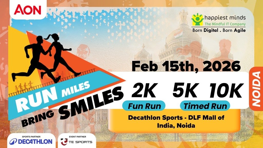 Happiest Minds Noida – Run Miles Bring Smiles 2026