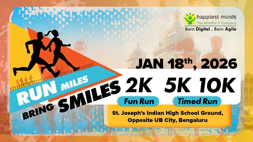 Happiest Minds – Run Miles Bring Smiles 2026