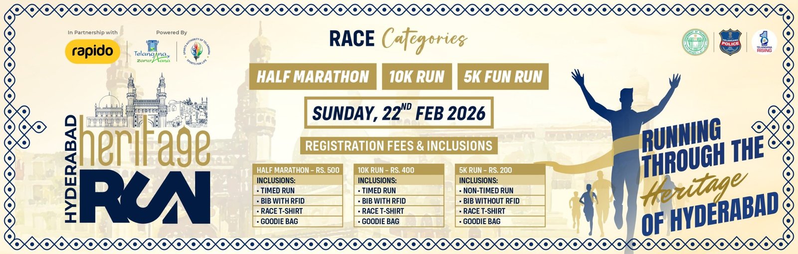 Hyderabad Heritage Run 2026