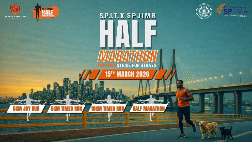 S.P.I.T × SPJIMR Half Marathon