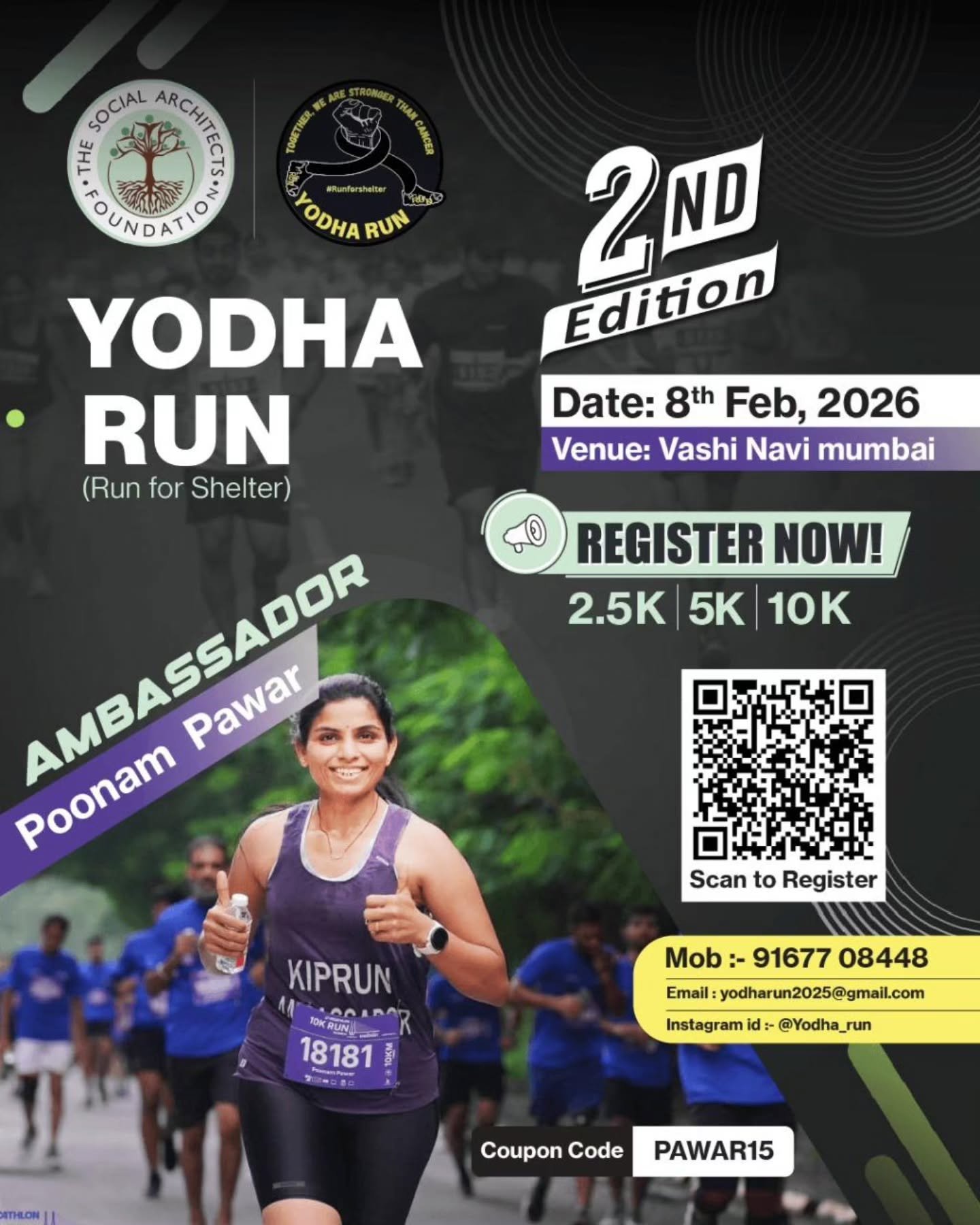 Yodha Run – Run for Shelter Mumbai 2026