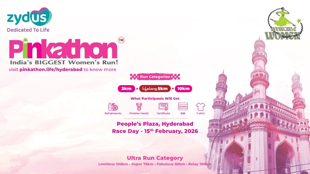 Zydus Pinkathon Hyderabad 2026