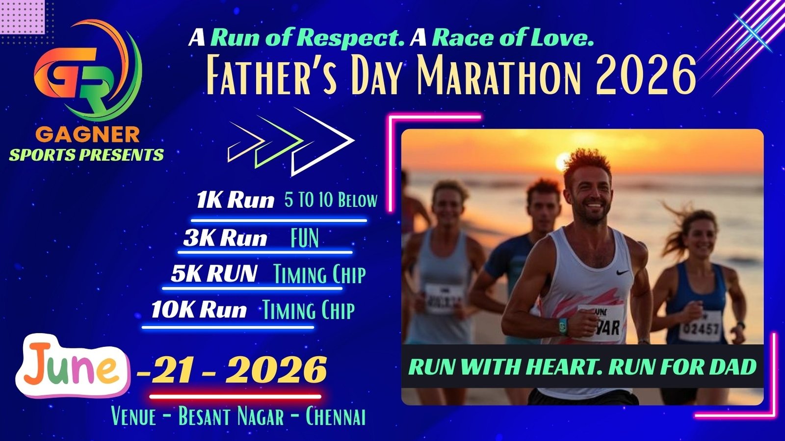 Father’s Day Marathon Chennai 2026