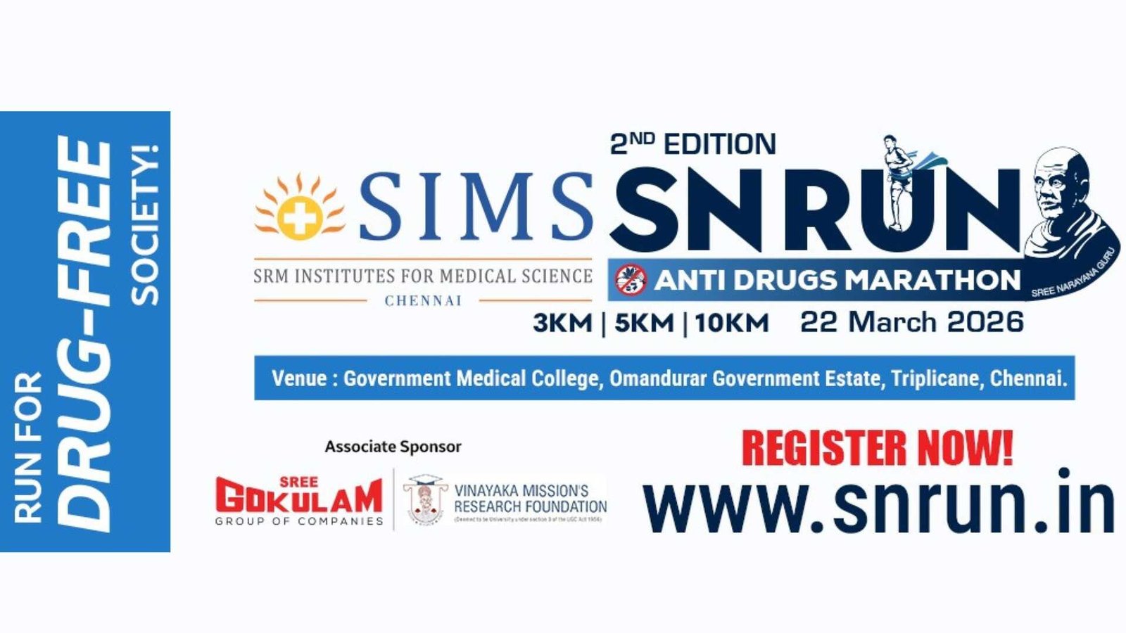SIMS SNRUN Marathon 2026 (Anti-Drug Marathon)