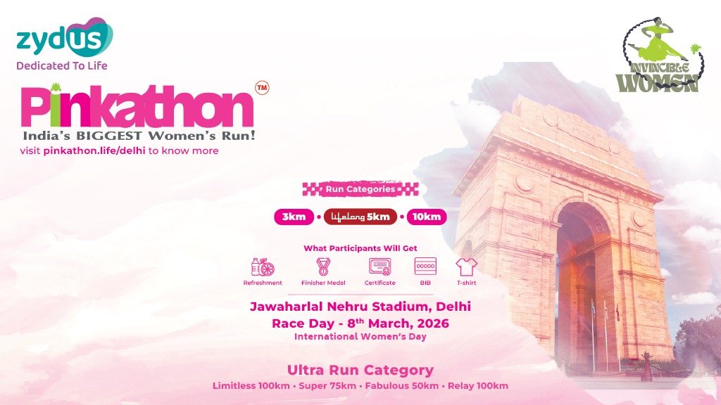 Zydus Pinkathon Delhi 2026