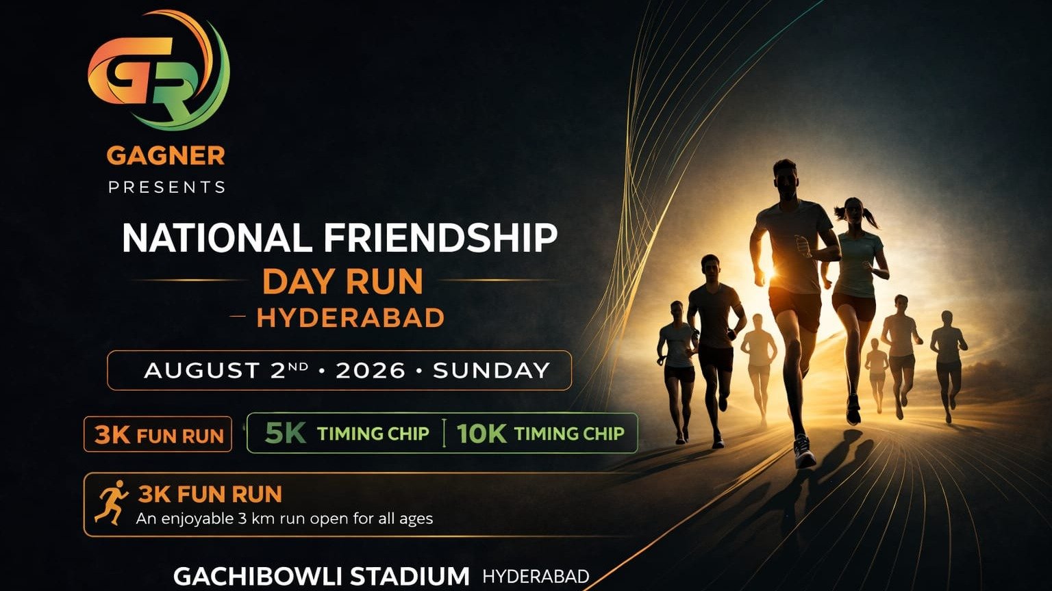 National Friendship Day Run Hyderabad 2026