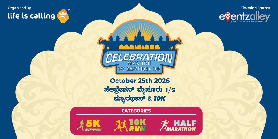 Celebration Mysuru Half Marathon and 10K 2026