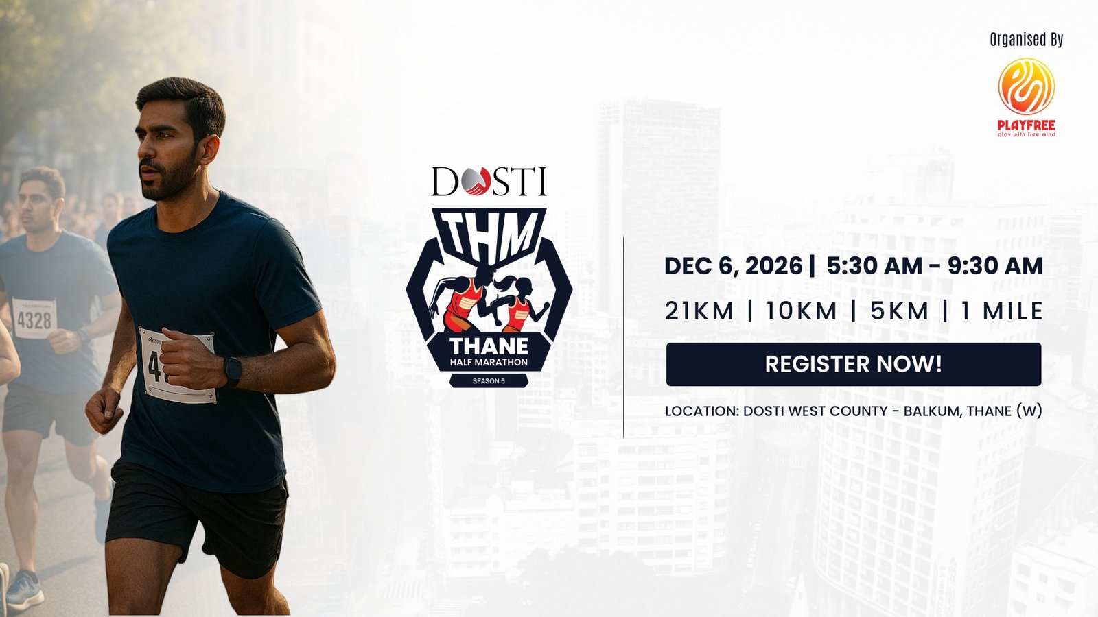 Dosti Thane Half Marathon 2026