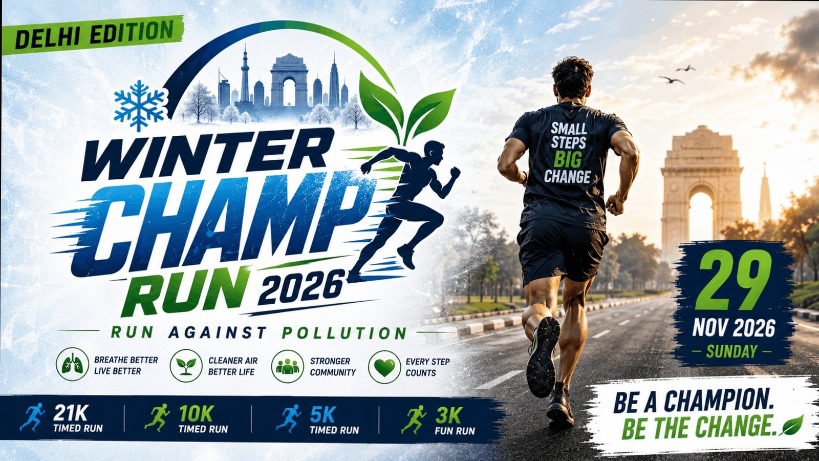 Winter Champ Run 2026 – Delhi Edition