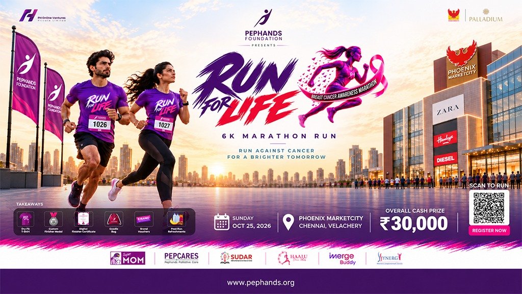 Run For Life 2026 – Breast Cancer Awareness Marathon